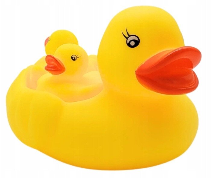 Kaczka do kąpieli / gumowe kaczuszki / zestaw 4 kaczek kąpielowych