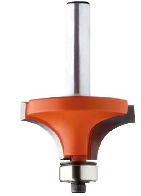 CMT Frez zaokrąglający z łożyskiem 19,1 x 12,7mm R3,2mm chwyt 8mm (938.190.11)