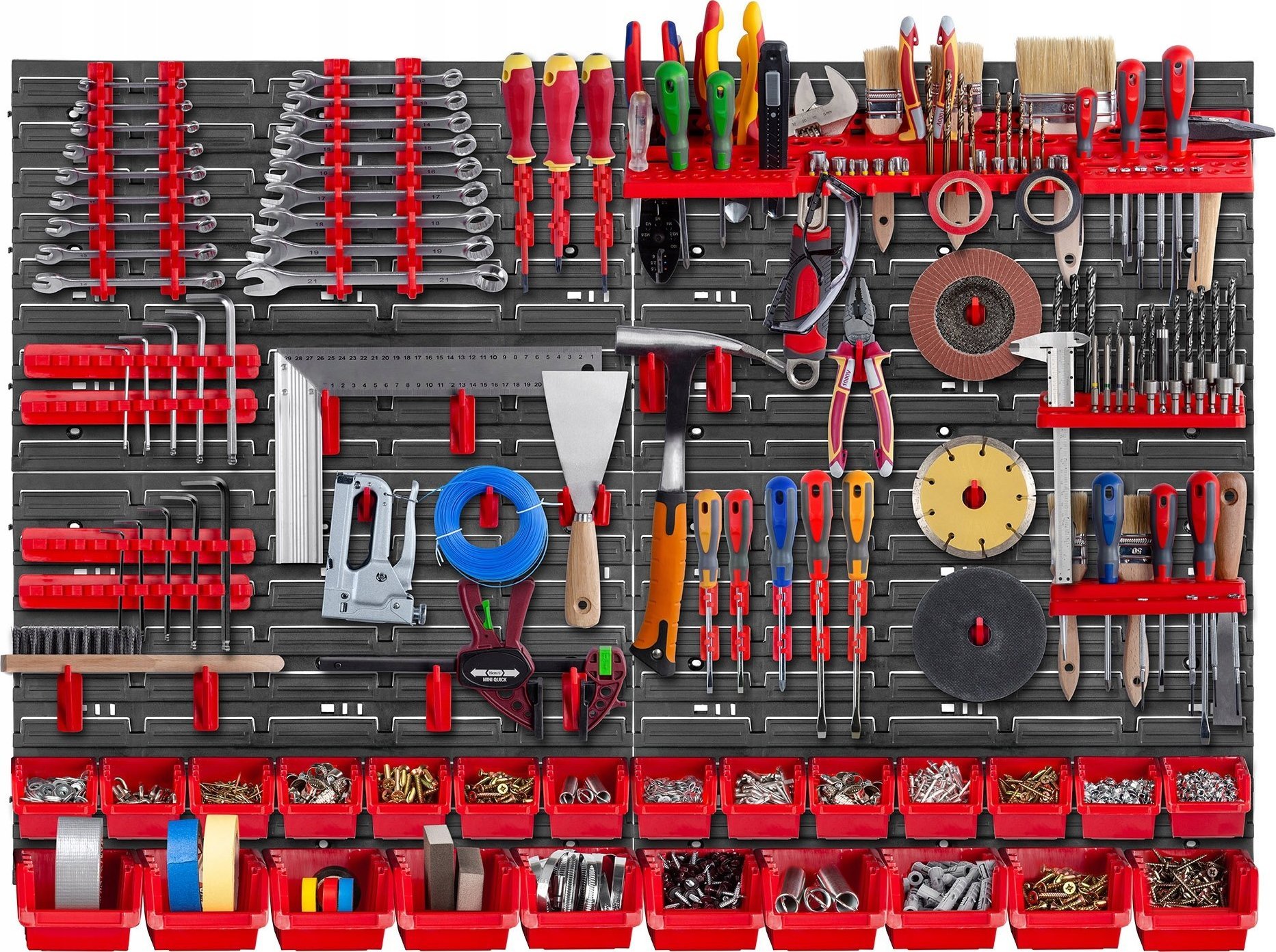 Kadax KADAX Tablica Narzędziowa Ścianka 116x78cm 67 el