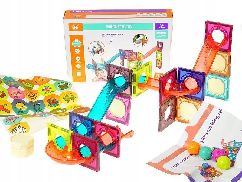 Klocki magnetyczne 37el