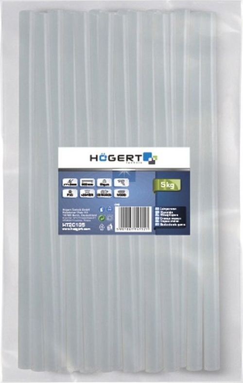 Wkłady klejowe Högert Technik 11 mm x 300 mm przezroczyste 100 szt. 5 kg HT2C135