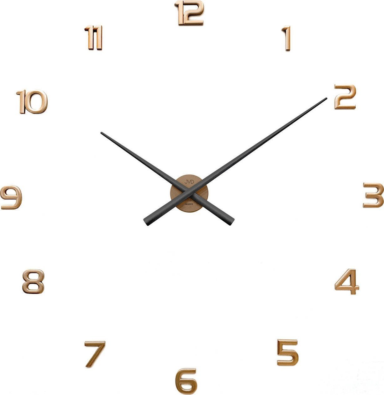 JVD Zegar ścienny JVD HT465.3 naklejany na ścianę, szybę...różowe złoto mat