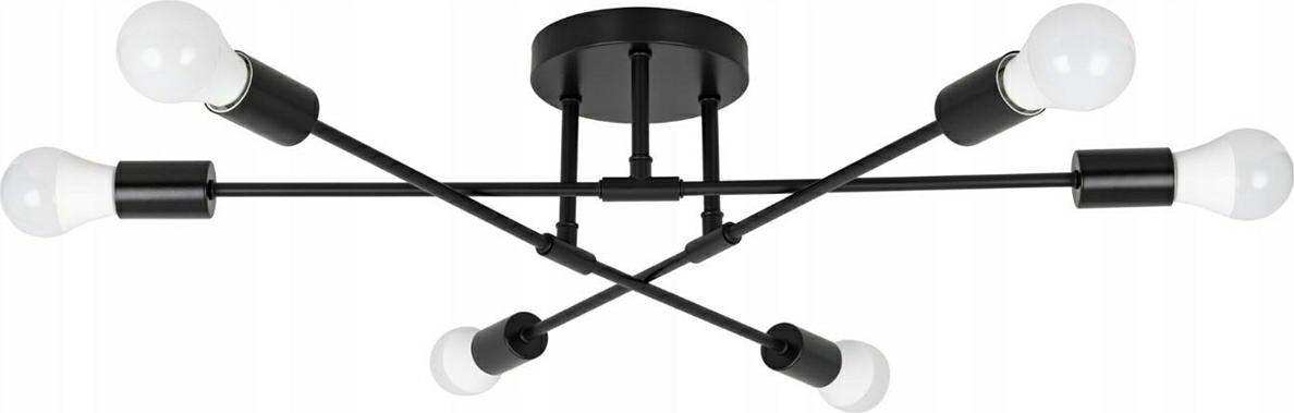 Lampa wisząca ATL ZD74N Lampa sufitowa wisząca loft 6 ramion