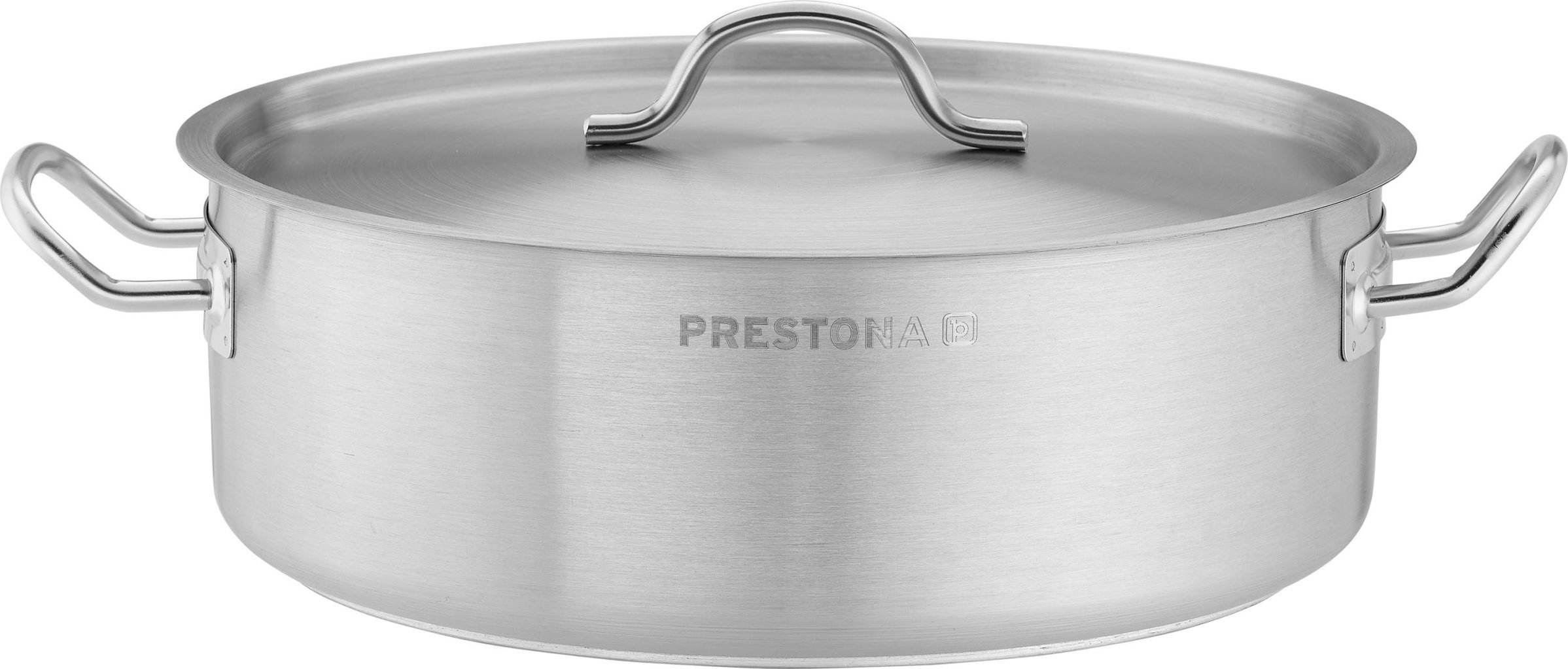 Prestona Garnek niski 5,8 l o średnicy 280 mm z pokrywką ze stali nierdzewnej | PRESTONA, 210123