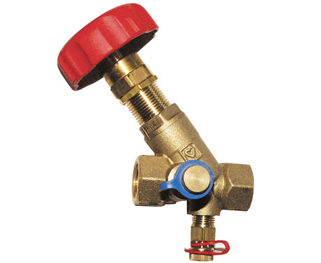 Herz Zawór regulacyjny z końcówkami pomiarowymi STROMAX-M 1/2" - 1 4117 51