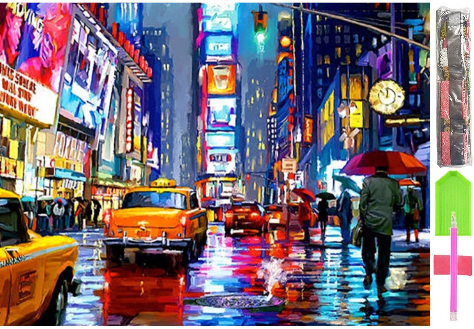 HAFT DIAMENTOWY DUŻY 5D Zestaw Obraz MOZAIKA D47