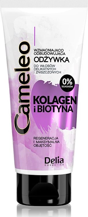 Delia Cosmetics Cameleo Kolagen i Biotyna Odżywka wzmacniająco-odbudowująca 200ml