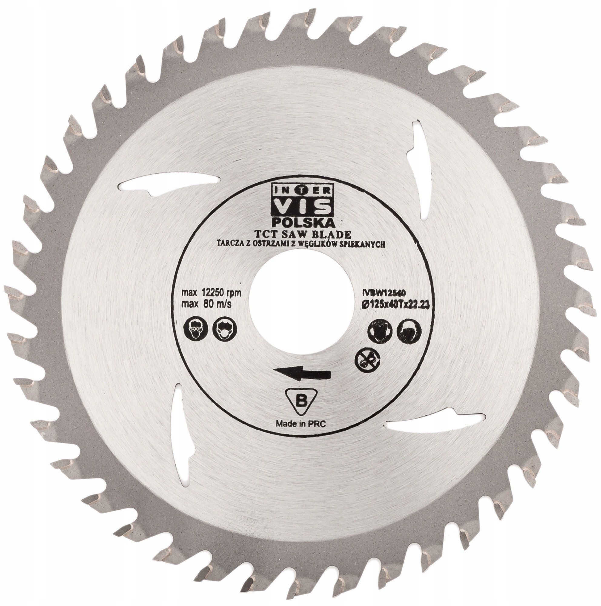 TARCZA WIDIOWA DO DREWNA WIDIA DO PIŁY PILARKI 125mm x 22,2 x 40T