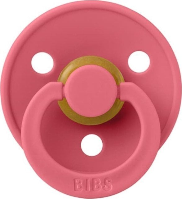 BIBS COLOUR ANATOMICAL CORAL S Smoczek ortodontyczny kauczuk Hevea