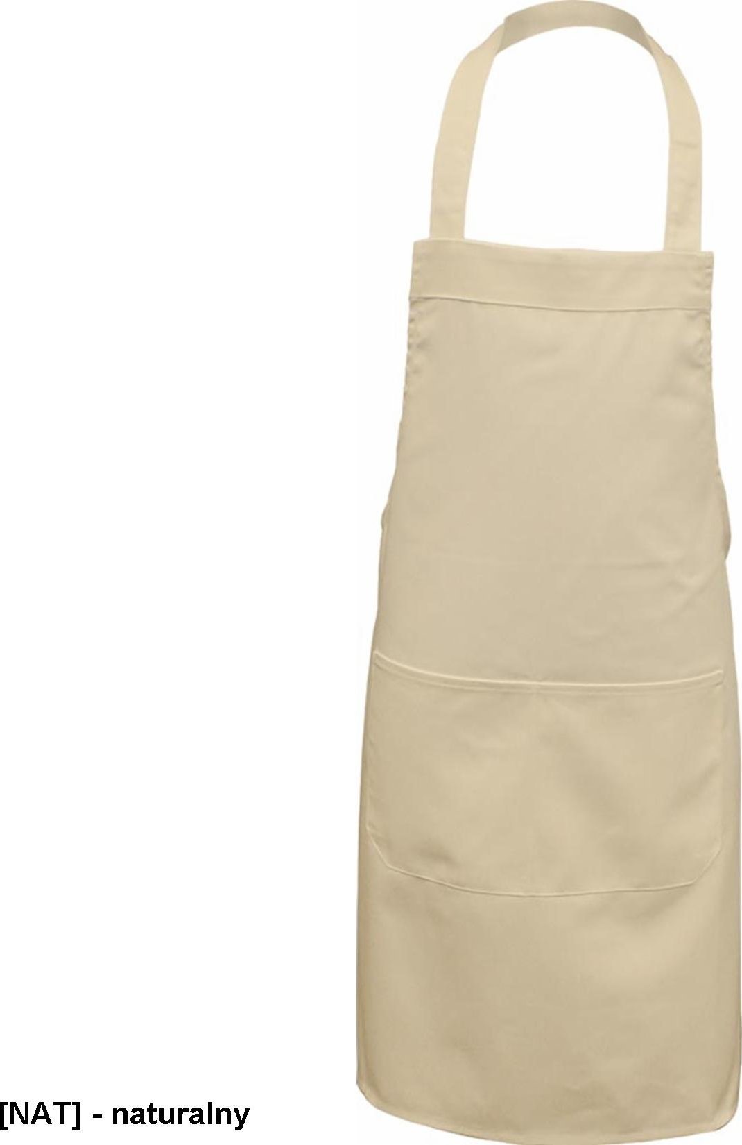 R.E.I.S. FPB-2K - Fartuch przedni: - naturalny