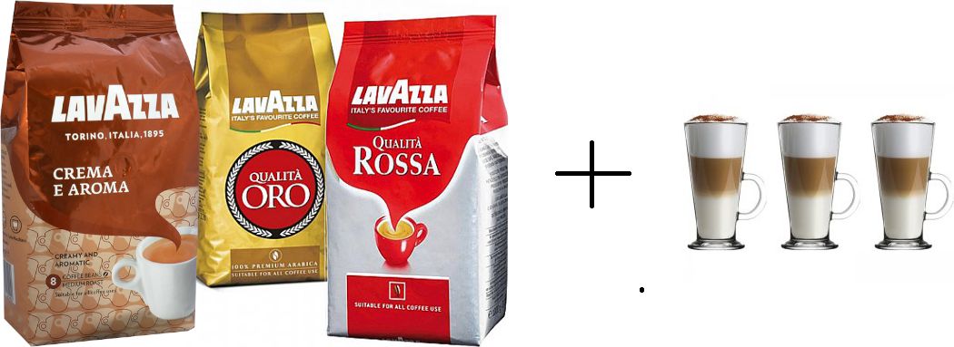 Kawa ziarnista Lavazza Zestaw 3 kg