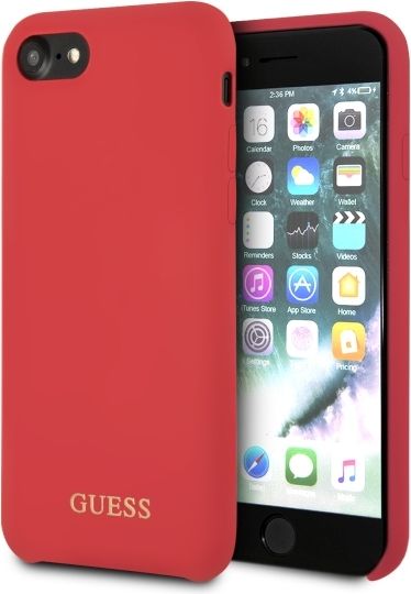 Guess Etui do iPhone 7/8, czerwony (GUHCI8LSGLRE)