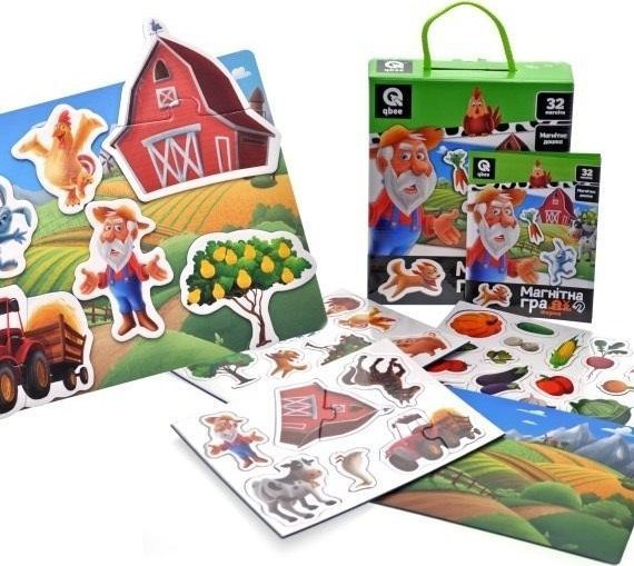 Gra magnetyczna Farm 32 magnesy + tablica