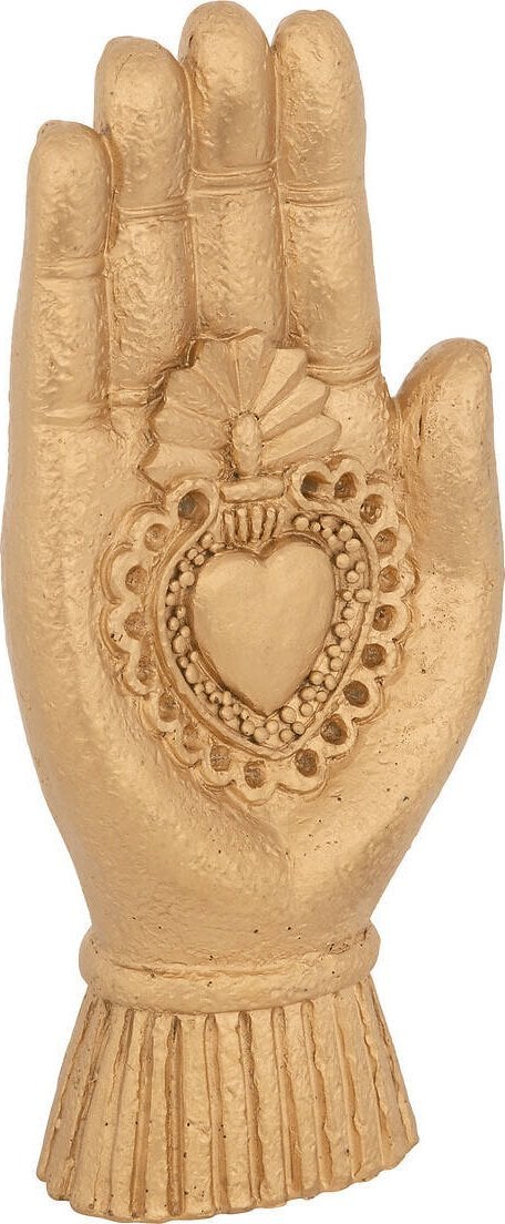 Atmosphera Figurka dłoń z sercem AMIRA, 16,5 cm