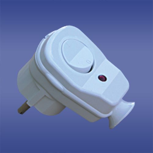 Elektro-Plast Wtyczka kątowa rozbieralna z przełącznikiem i wskaźnikiem z/u 16A 2P AWA-ŁK biała (51.20)