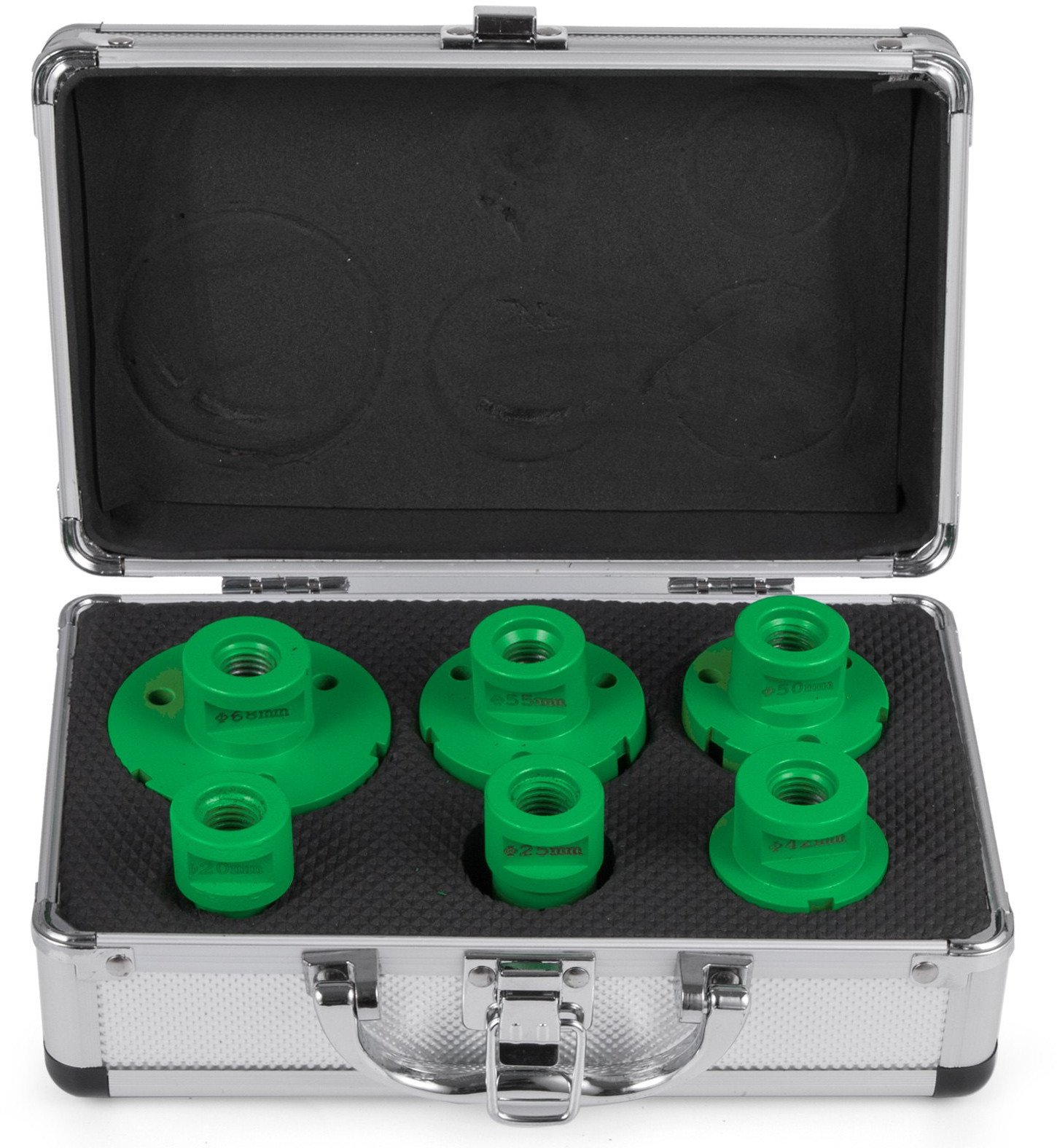 6-częściowy Zestaw Diamentowych Wierteł 20/35/38/43/50/60 mm