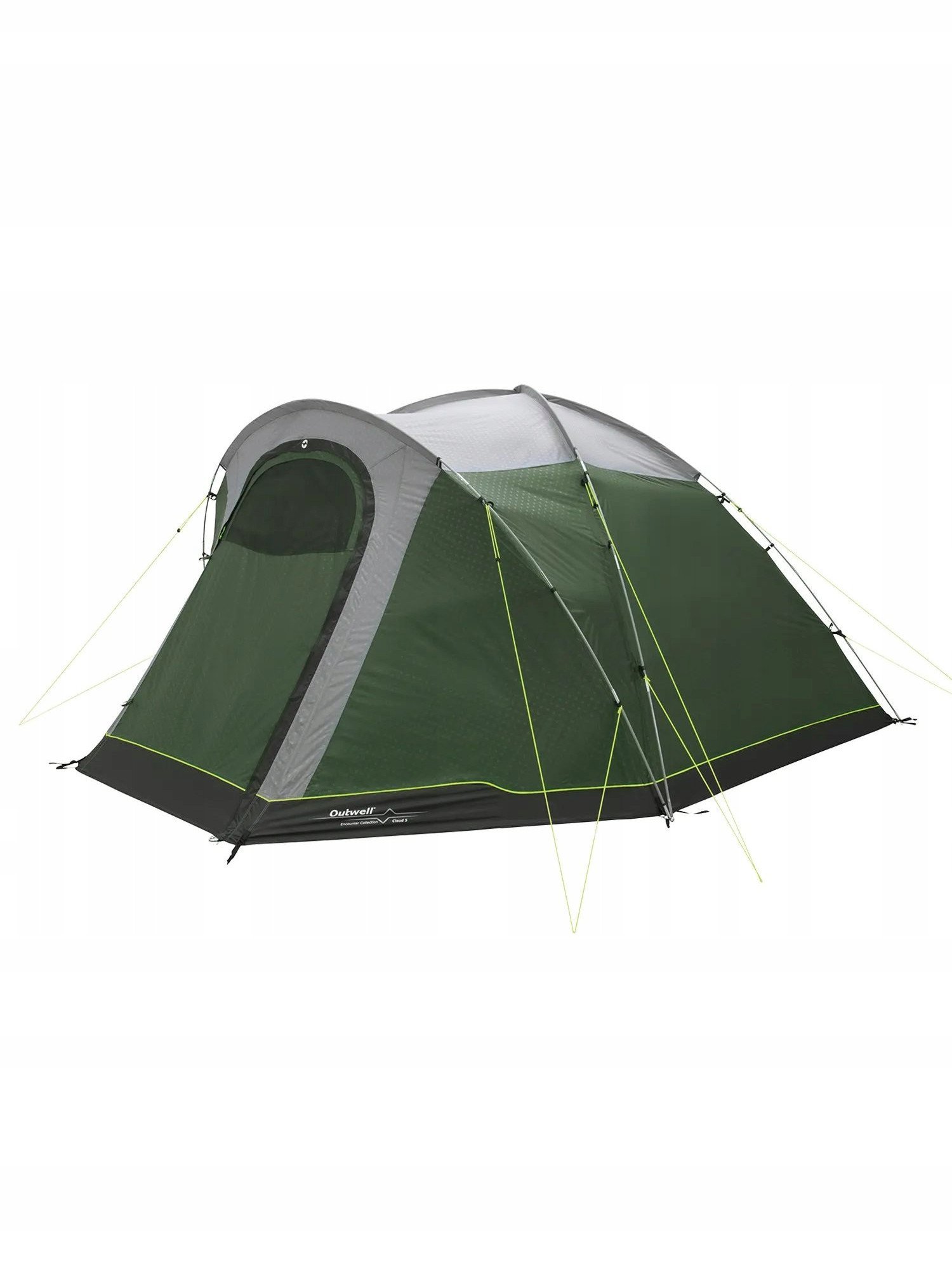 Outwell Two Room Dome Tent | Cloud 5 | 5 person(s) | Green