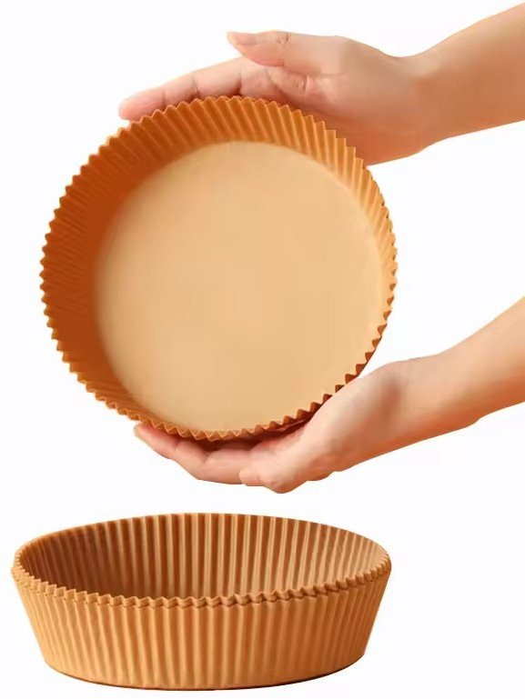 PAPIER DO FRYTKOWNICY DO PIECZENIA WKŁADKI 16 CM 100 SZT OLEJOODPORNE