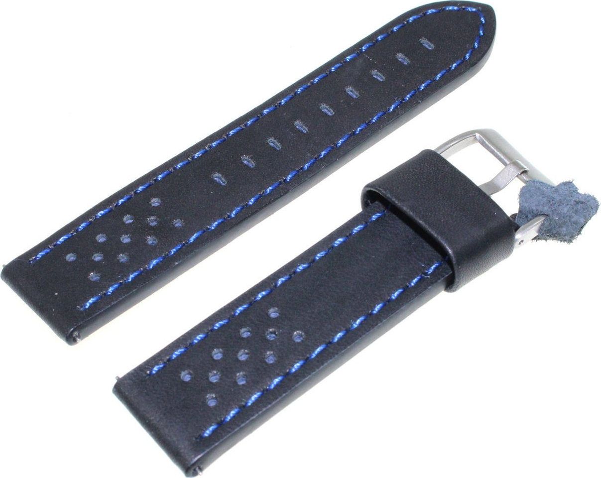 Diloy Skórzany pasek do zegarka 22 mm Diloy 398.22.1.5 Easy Click