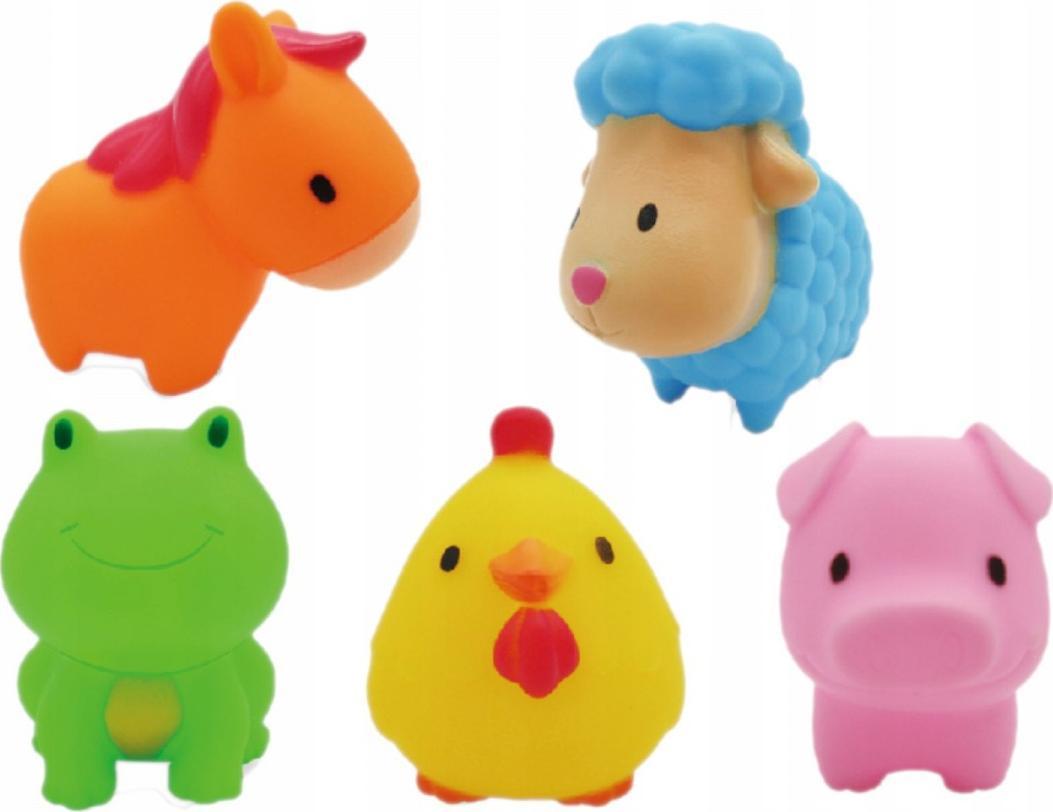 LUXMA GUMOWE ZABAWKI ZABAWKA DO KĄPIELI FARMA 0012
