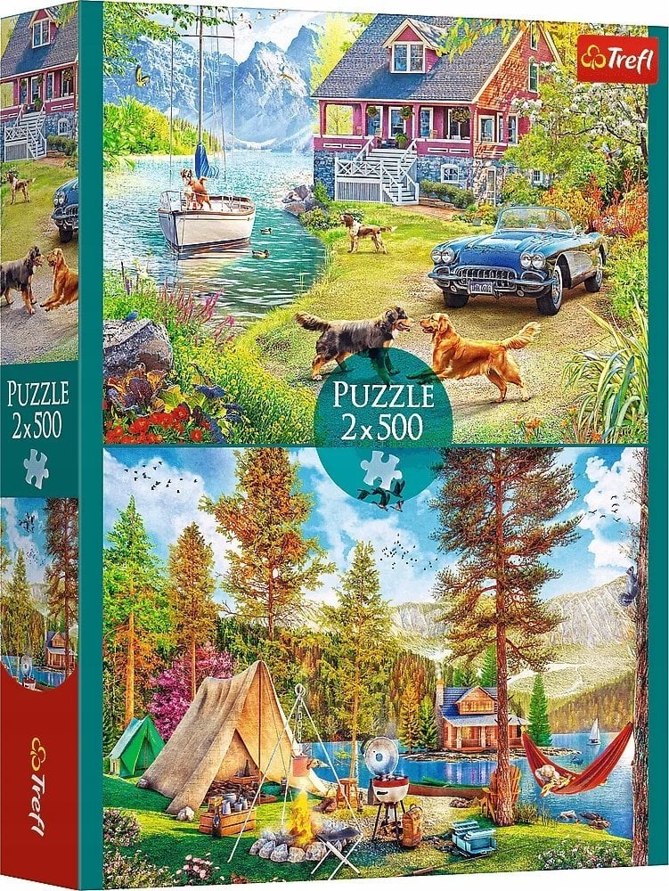 Trefl Puzzle Letni relaks 2x500 elementów