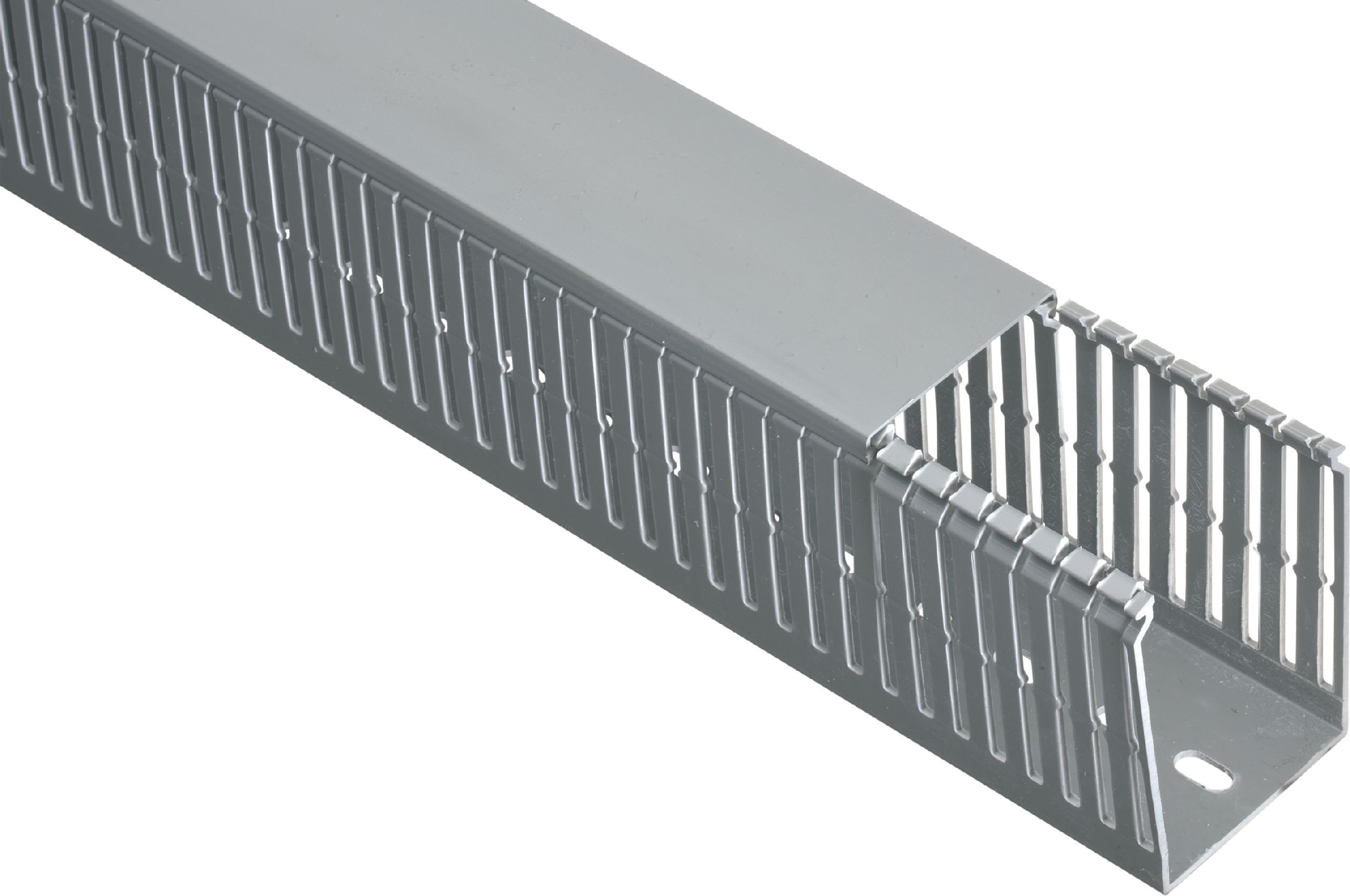 Elettrocanali Korytko grzebieniowe z pokrywą ECS 100x100 szare (ECS100100)