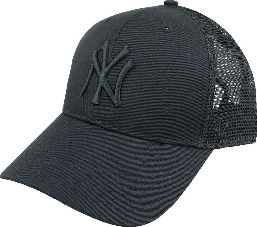 47 Brand Czapka MLB New York Yankees Branson Cap czarna (B-BRANS17CTP-BKB)