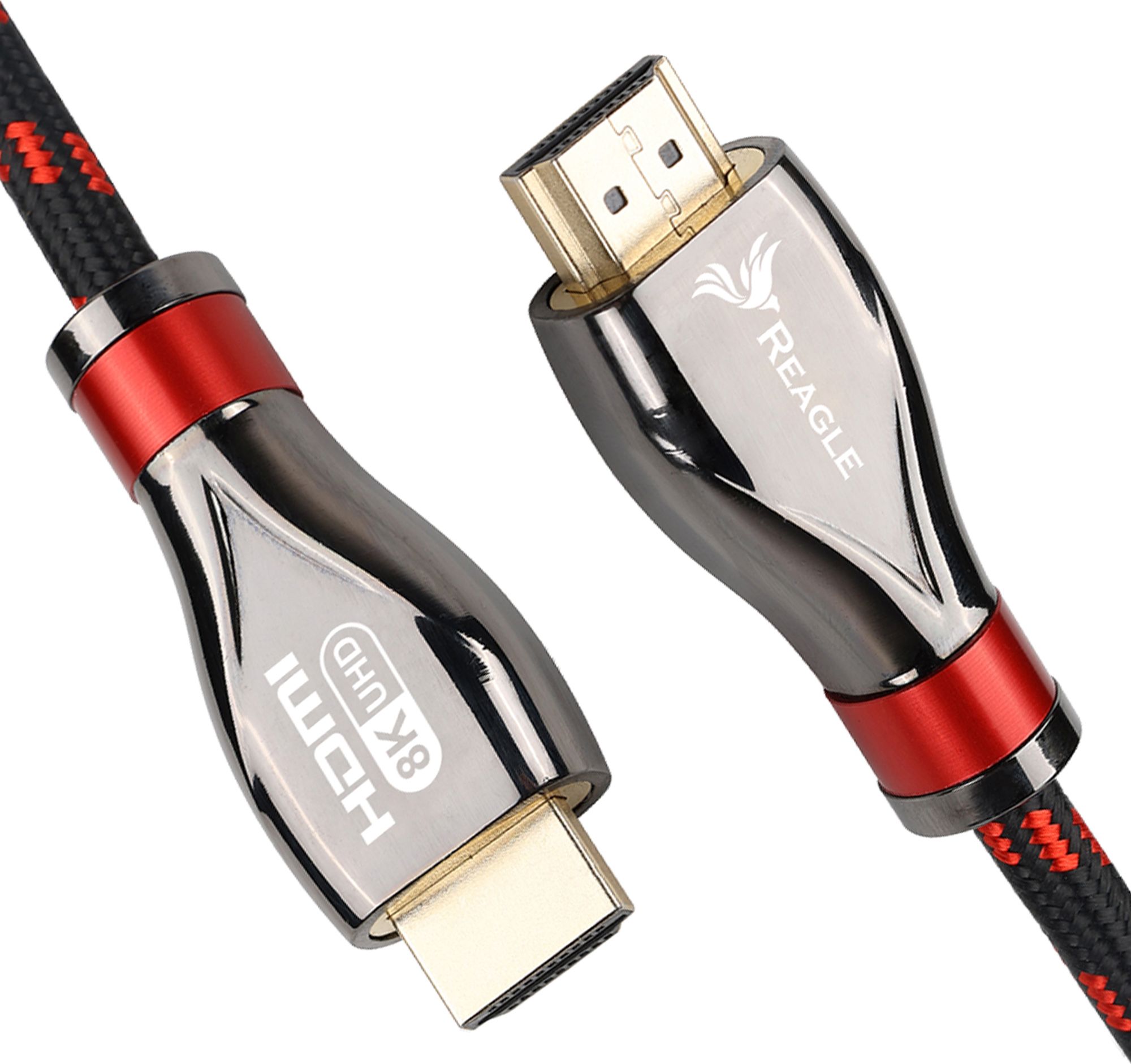 Kabel Reagle HDMI - HDMI 3m czerwony