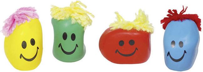 Goki Anty-stresowy gniotek z uśmiechem, 4 wzory (62965)