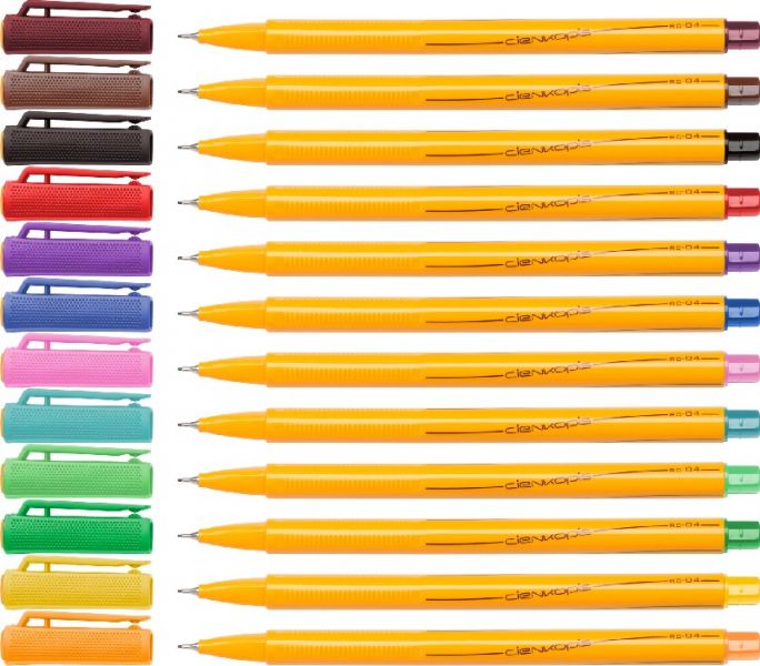 Rystor Cienkopis RC 04 czarny (43K021A)