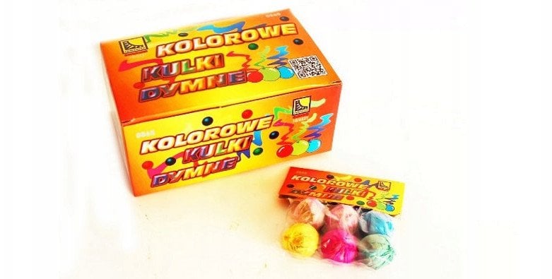 Strzelające kulki dymne 12szt/opak 0860 00223