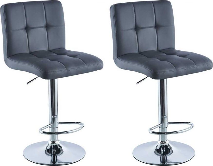 Saska Garden Hoker krzesło barowe szare kpl. 2szt Saska Garden