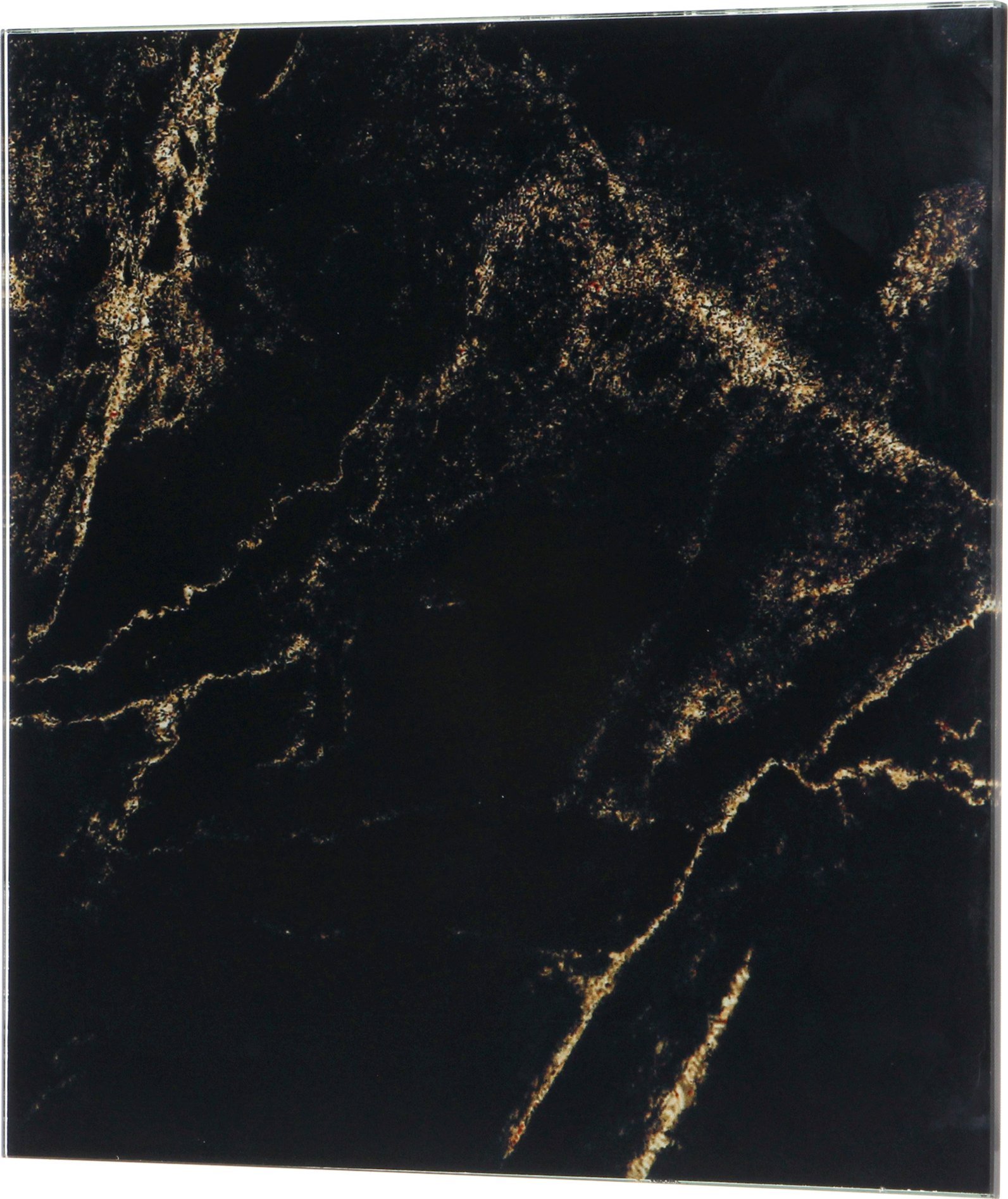 Orno Panel szklany, Uniwersalny, kolor granit czarno/złoty połysk