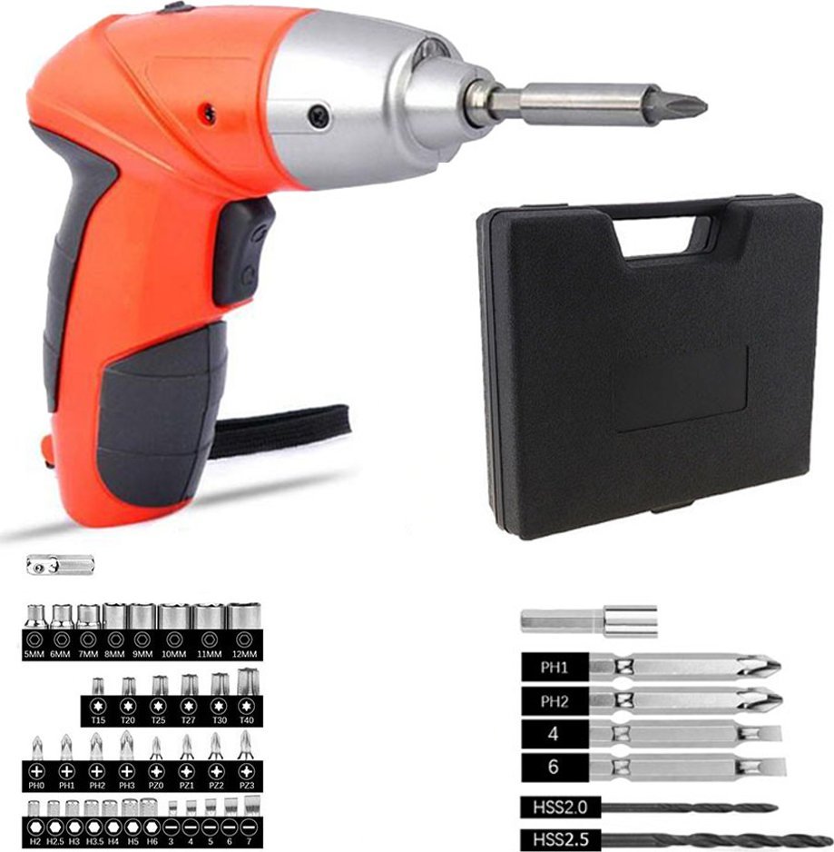 Wiertarka Verk Wkrętarka akumulatorowa zestaw 45 el bity walizka Wkrętarka akumulatorowa zestaw 45 el bity walizka