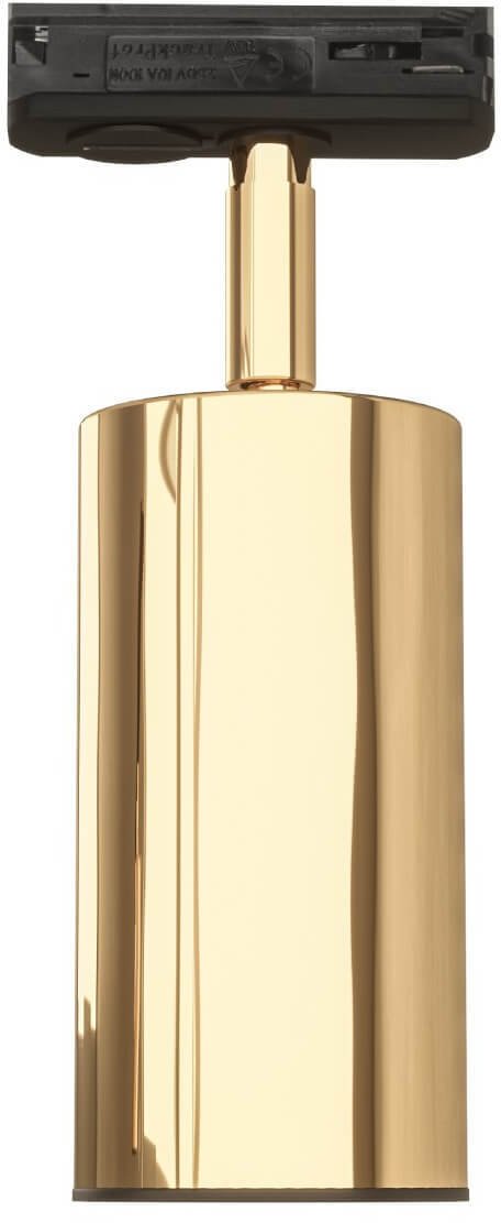 Złota tuba do systemu szynowego Lea regulowana lampa sufitowa