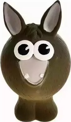 Barry King Zabawka dla psa, osioł, lateks , z dźwiękiem, 13cm