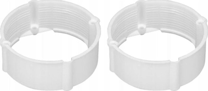 Simet Zestaw 2 pierścieni dystansowych do puszek 12mm Biały