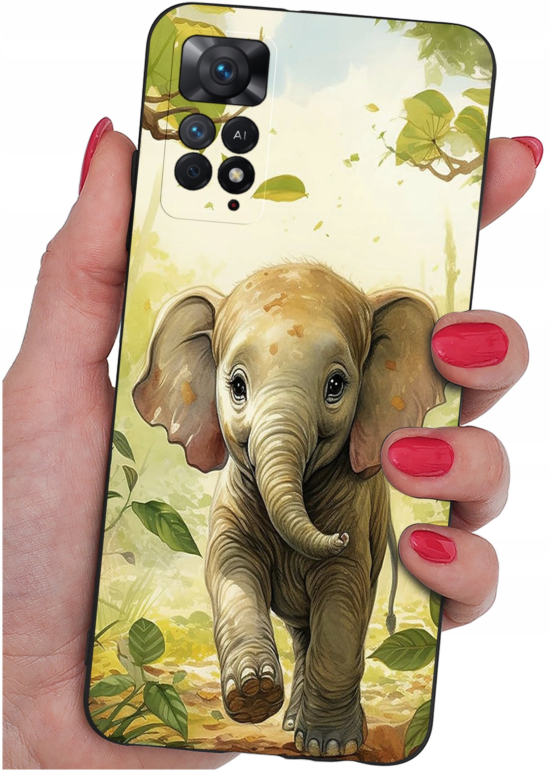 ETUI do Xiaomi Redmi Note 11 Pro | WZORY | SILIKONOWE MATT CASE + SZKŁO 9H