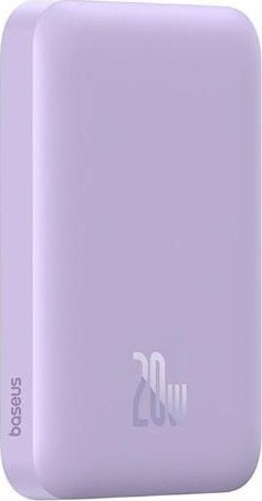 Powerbank Baseus OS-Baseus Magnetic Mini Air Wireless Fast Charge Power Bank 6000mAh 20W Nebula Purple（With Simple Series Charging Cable Type-C to Typ