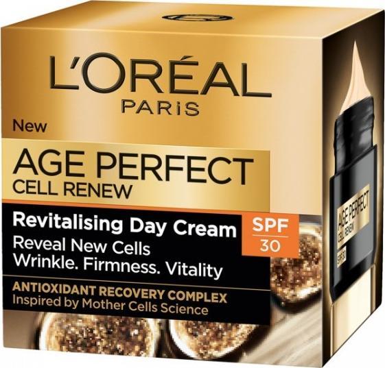 L’Oreal Paris Age Perfect Cell Renew Revitalising Day Cream SPF 30 rewitalizujący krem przeciwzmarszczkowy na dzień 50ml