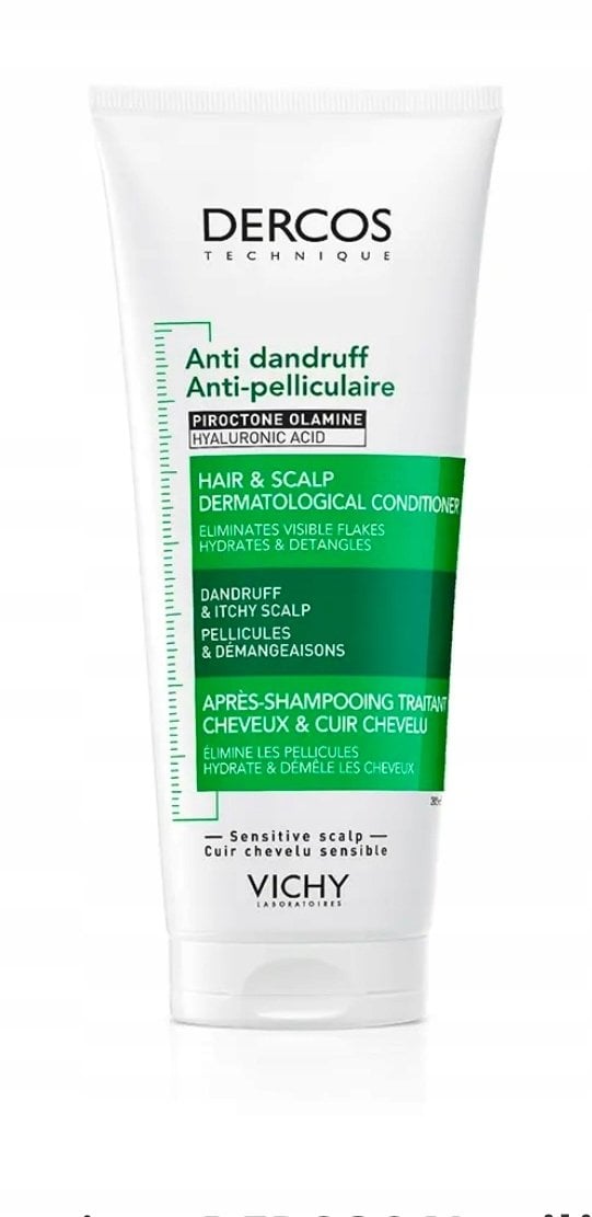 Vichy Dercos Anti Dandruff Hair & Scalp Dermatological Conditioner 200 ml