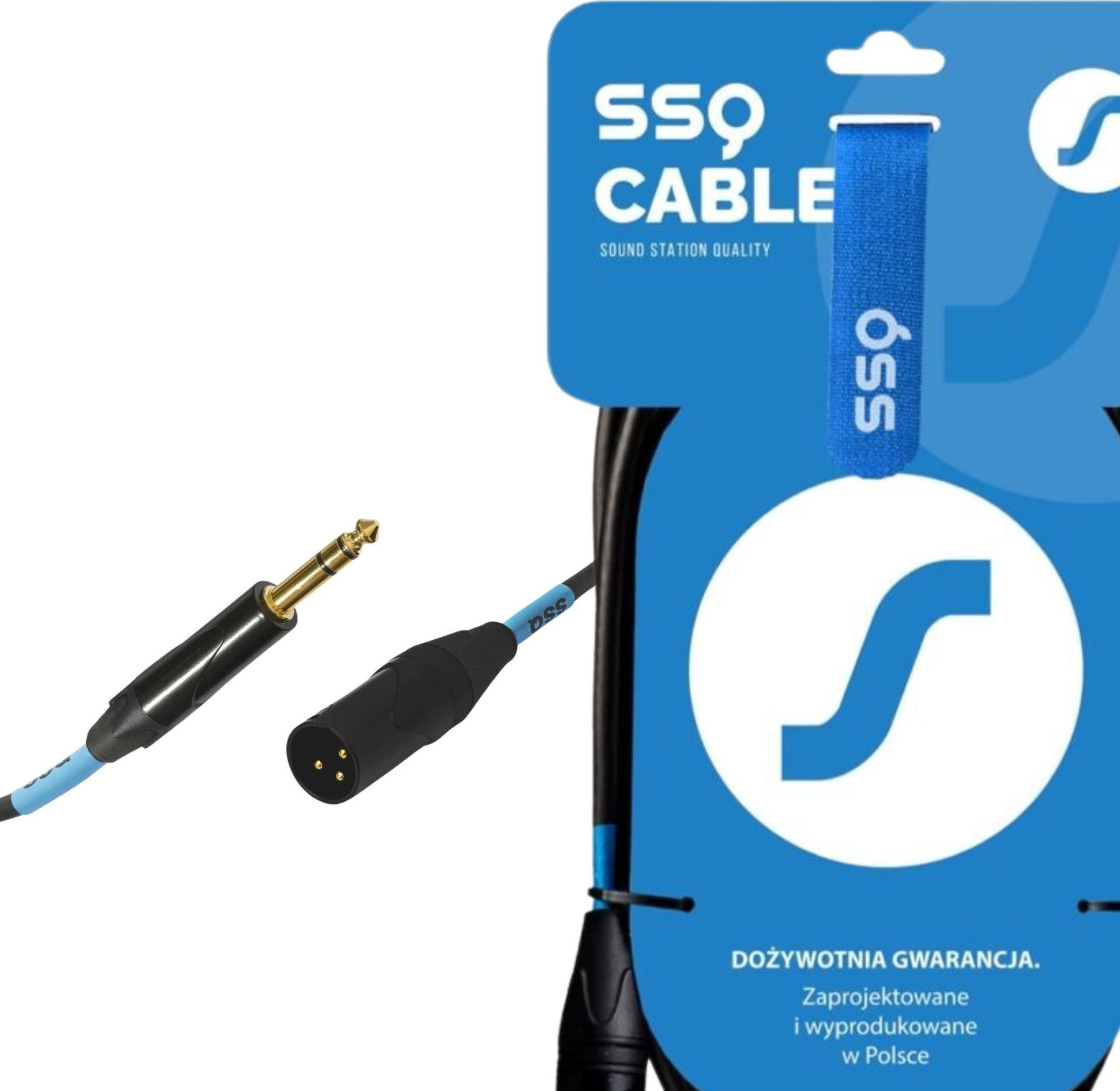 Adapter AV SSQ JSXM5 Event - Jack stereo 6.3 / XLR męski