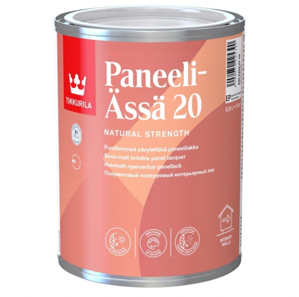 Tikkurila LACQ F/PANEL S-GL PANEELI-ASSA 0,9L