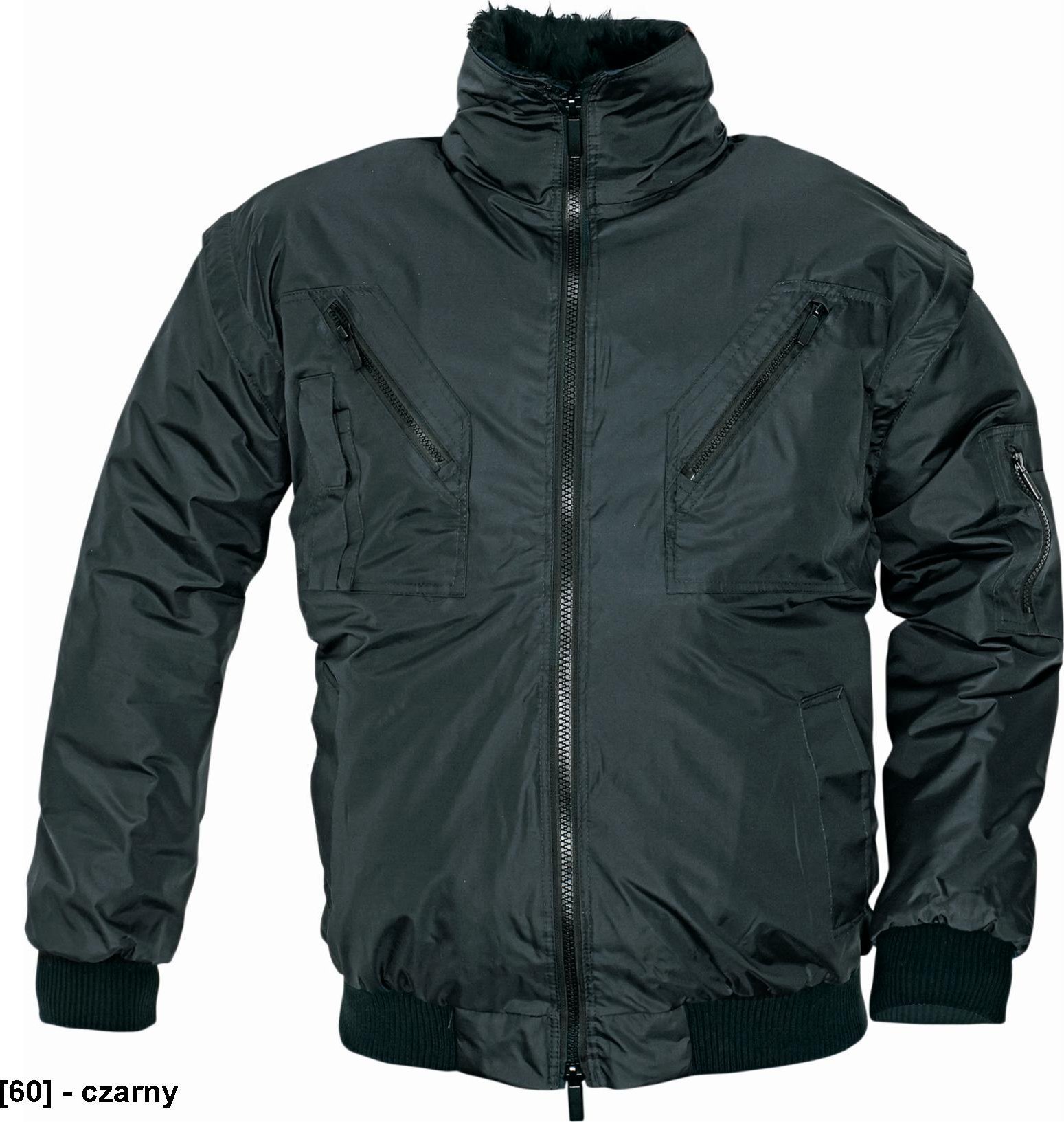 CERVA Kurtka czarna Pilot dla ochroniarza i agenta 3w1 - niebieski M