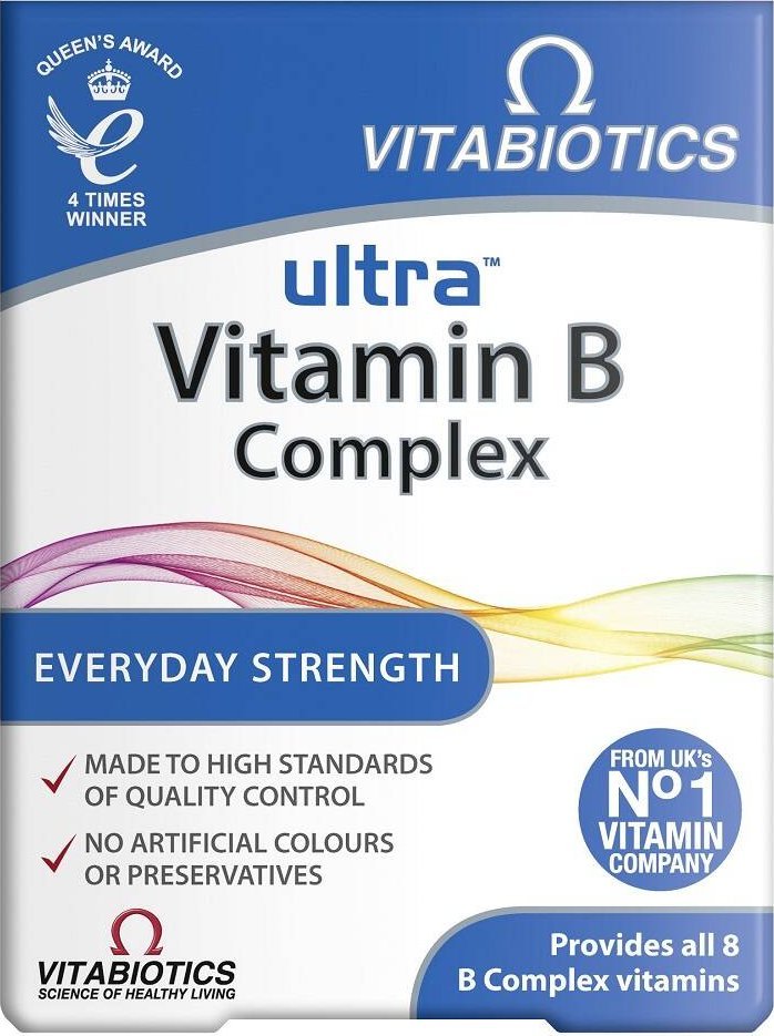 Alkotest VITABIOTICS_Ultra Vit B Complex suplement diety 60 tabletek