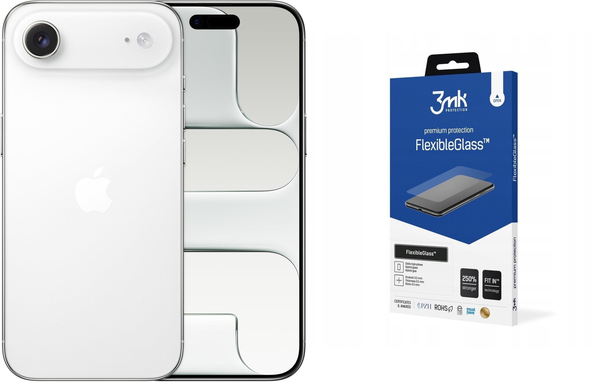 Smartfon Apple iPhone Air 5G 256GB Biały (MG2M4ZD/A) + FlexibleGlass