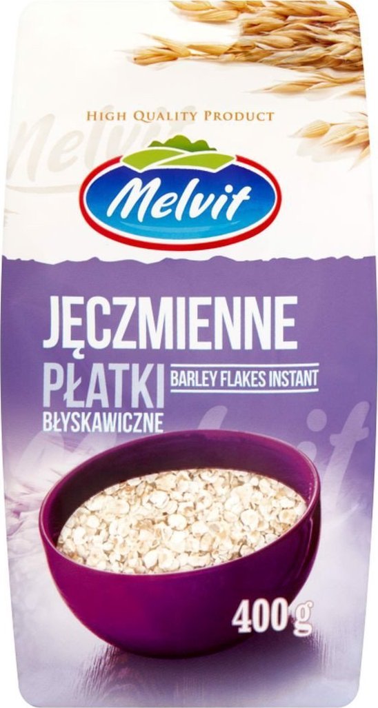 Melvit Melvit Jęczmienne płatki błyskawiczne 400 g