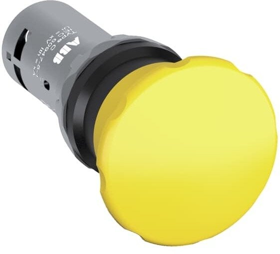 Przycisk sterowniczy grzybkowy 1Z+1R – 1Z–1R – 300 V żółty CPM3-10Y-11 1SFA619126R1073