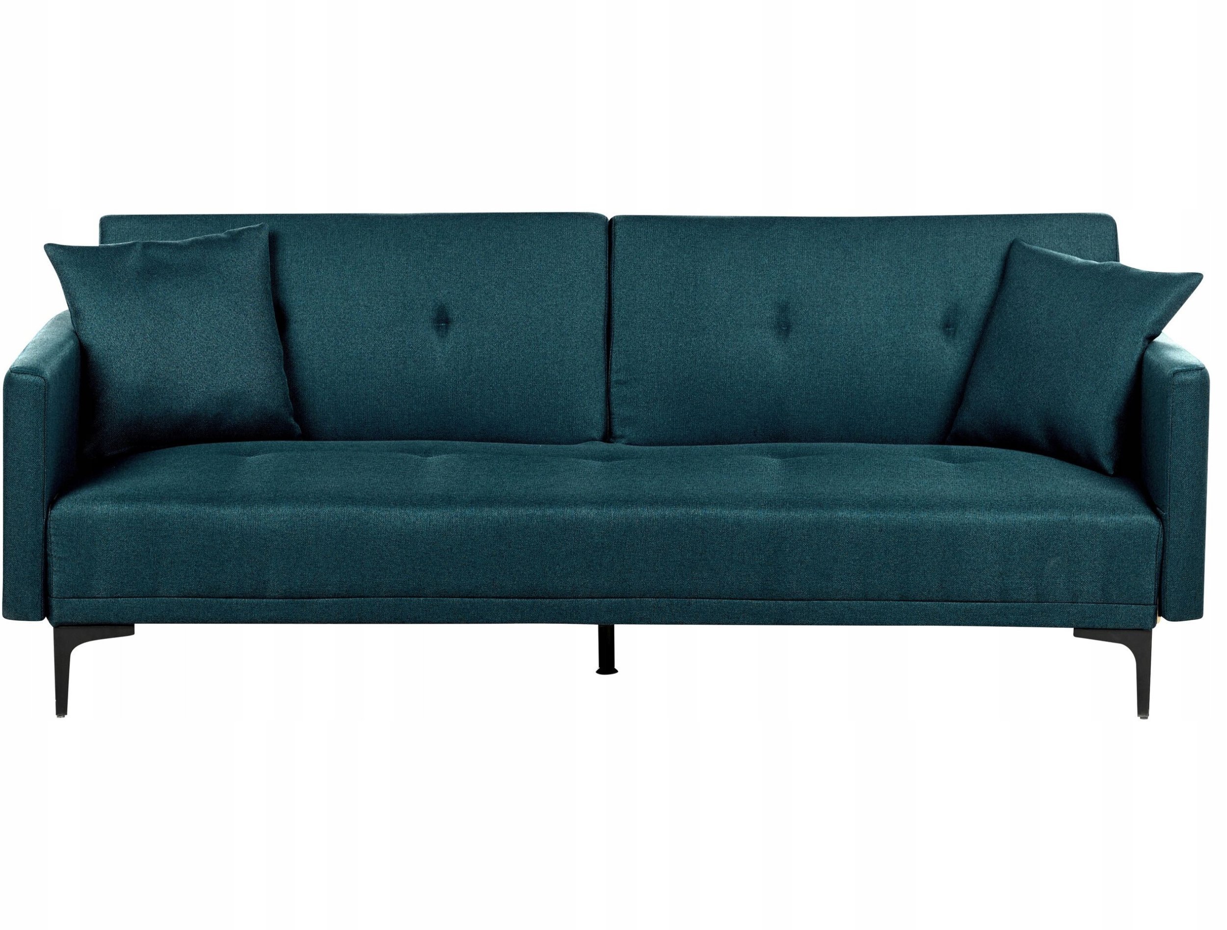 Beliani Sofa rozkładana niebieska LUCAN