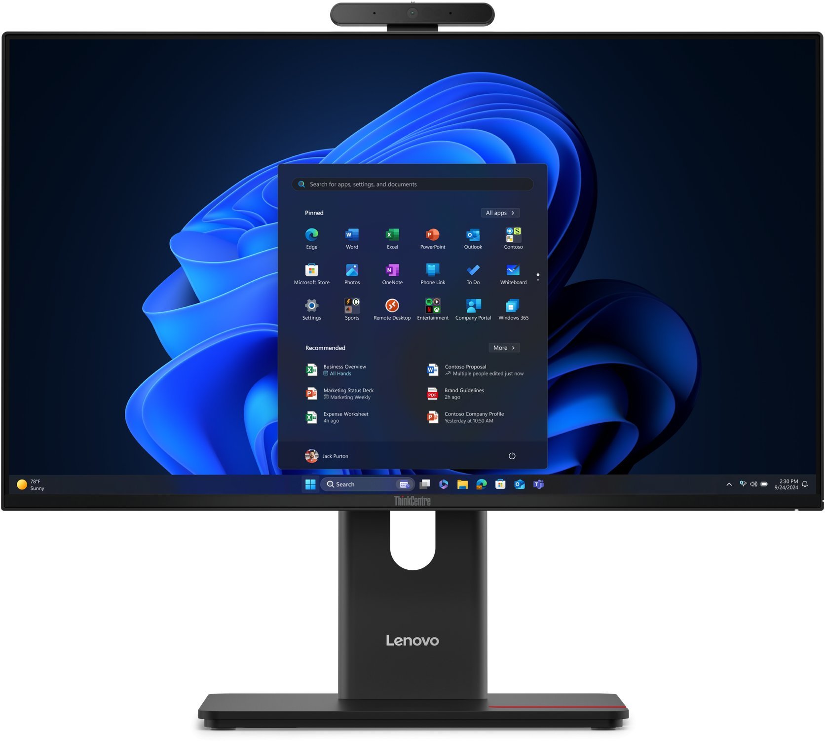 AIO Lenovo ThinkCentre M70a 24 G6 / u5 235 vPro ENT / 16GB / 512GB SSD / 23.8" / FHD / Win 11 Pro / 3YR Onsite